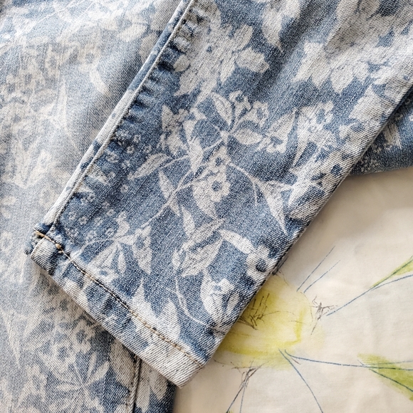 Free People floral print jeans - Picture 8 of 10